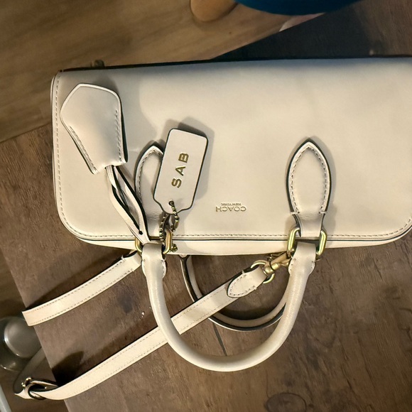 Coach Cream Satchel Bag - Picture 6 of 6